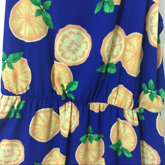 ModCloth Everly Orange Print Dress M - Picture 5 of 7